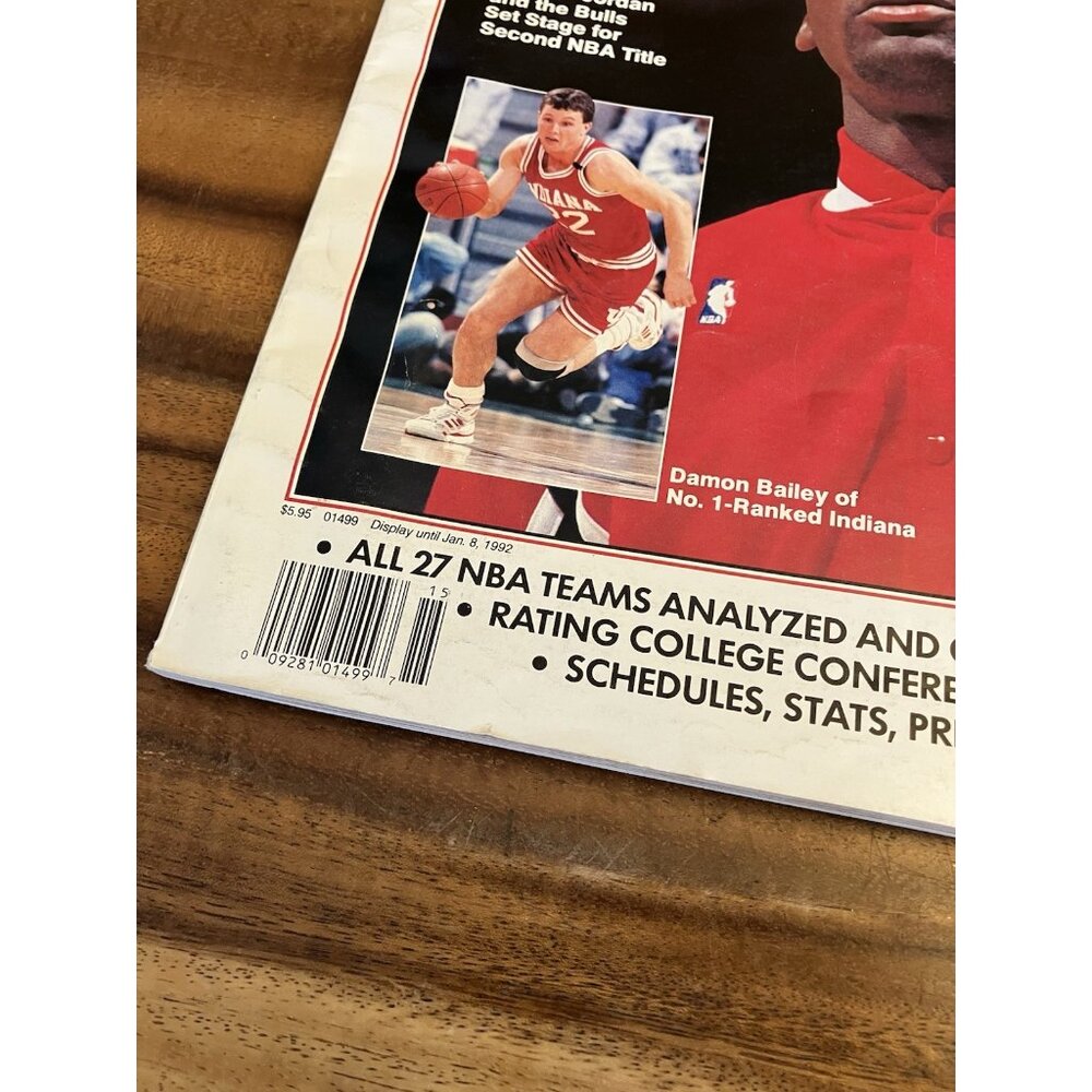 Vintage Michael Jordan Cover Dick Vitale's Basketball Magazine 1992 - Picture 4 of 9